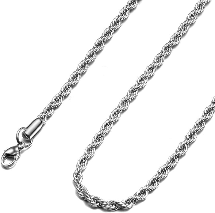 Sterling Silver Rope Chain