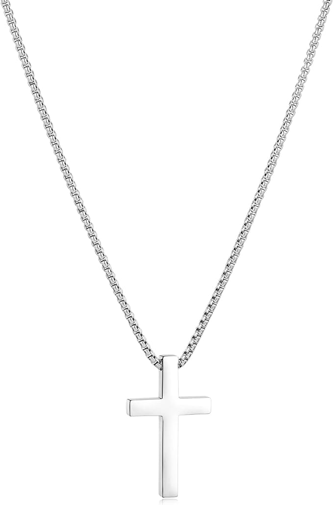 Sterling Silver Chain with Cross Pendant